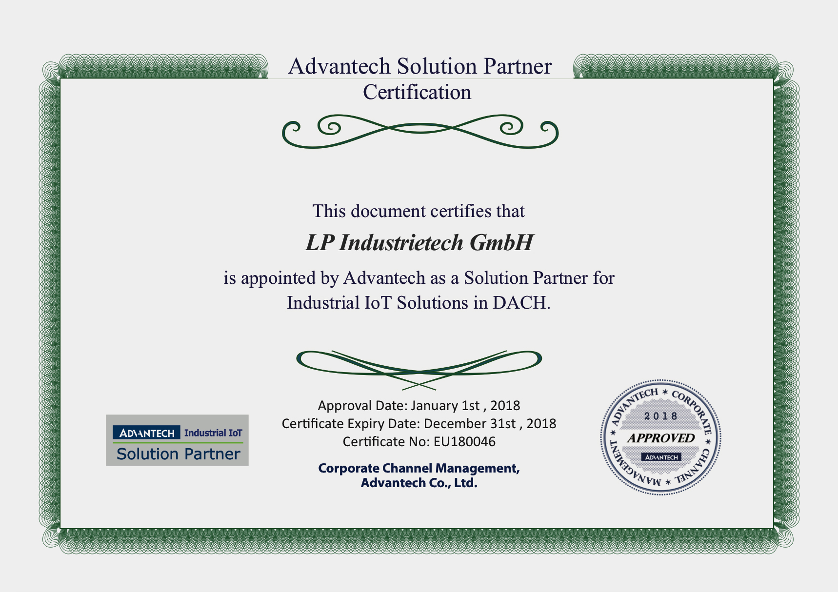 LP Industrietech GmbH - Advantech Partner